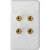 SIIG Inc.CB-AU1212-S1 - Speaker Wire Wall PLT 2PAIR