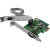 SIIG Inc.JJ-E10D11-S3 - 2-Port RS232 Cyberserial Dual PCIE Bracket