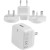 StarTech.com USB1PACVWH -  USB Wall Charger with Quick Charge 2.0 - International Travel - White