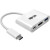 TRIPP LITE U444-06N-HU-C - Tripp Lite USB C to HDMI Multiport Adapter with PD Charging USB Type C to HDMI