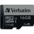 Verbatim 47040 -  16GB Pro 600X microSDHC Memory