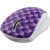 Verbatim 99746 -  Wireless Blue LED Mouse - Diamond Pattern (Purple)