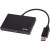 Accell K088B-008B - Ultraav Displayport 1.2 to 3 HDMI Multi-Displayport MST HB