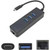 AddOn USBC2E4U3AB - USB 3.1 C to Various M/F USB Hub Black