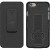 Amzer AMZ97274 - Black Shellster with Kickstand for iPhone 6 4.7 inch