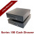 APG Cash Drawer T554A-BL1616-U6 - Series 100 16X16 Black USB 5 Bill x 6 Coin Till