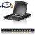 ATEN CL1016MUKIT - CL1016MUKIT 16-Port 17" Single Rail LCD KVM Bundle