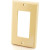 C2G 3724 - Single Gang Wall Plate Ivory Decorative