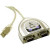 C2G 26478 - 2ft USB to 2-Port DB9 Serial Adapter Cable