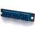 C2G 31119 - Q-Series 24-Strand LC Quad PB Insert MM/SM Blue LC Adapter Panel