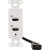 C2G 40764 - 2-Port HDMI Switch - Decora Style Wall Plate