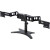 DoubleSight DS-322STA - Triple Monitor Flex Stand 22 inch Monitors Preassembled TAA