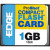 EDGE Memory PE204372 - 1GB Edge Proshot 100X CF Memory Card