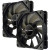 Enermax UCDFP12P-T - Twin Pack High Performance 12CM Fan Patented DFR Technology