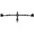 Ergotech Group 100-G16-B03-TW - Triple Stand 16 inch Pole Grommet Supports Three 27 inch Wide Monitors