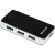 Gear Head UH8000AL - 4 Port USB 3.0 Aluminum Hub AC Powered Black with Silver Accents