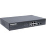 Intellinet 561358 - 8-Port Fast Ethernet PoE+ Web-Smart Switch with 1 Gigabit Combo Port