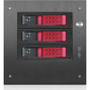 iStarUSA S-35-3DE1RD - Istarusa 3X3.5 inch Trayless Mini-ITX Towercolor Black Red