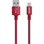 Kanex K157-1215-RD4F - 4 Foot Durabraid Lightning Cable - Red