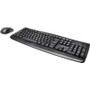 Kensington K72324US - Combo USB Wireless Profit Desktop Set Auto Wake/Sleep Keyboard and Mouse Black