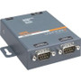 Lantronix UD2100001-01 - 2 Port RS232/ 422/ 485 Serial to IP/ Ethernet Device Server - US 110 VAC