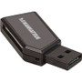 Manhattan Computer Products 101677 - Mini USB 2.0 Multi-Card Reader/Writer Hi-Speed USB Mobile 24-in-1