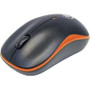 Manhattan Computer Products 179409 - Success Wireless Optical Mouse Orange/Black 3 Buttons 1000DPI. 2.4GHZ