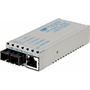 Omnitron Systems Technology1102-0-1 - miConverter 10/100 RJ-45 to 100 Fiber MM/SC 1310nm/5km AC Power Supply