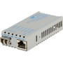 Omnitron Systems Technology1106D-0-01 - miConverter 10/100 PoE/D RJ-45 to 100 MM/LC 1310nm/5km PoE/PD + AC Power Supply