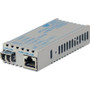 Omnitron Systems Technology1226D-0-01 - miConverter GX/T PoE/D 10/100/1000 RJ-45 to 1000 MM/LC 850nm/220m PoE + AC PS