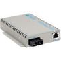 Omnitron Systems Technology2733122 - OmniConverter FPoE+/SE 10/100/100 PoE+ to 100 Fiber SM/SC 1310nm/30km AC Power