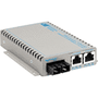 Omnitron Systems Technology2762352 - OmniConverter GPoE/SE 2x10/100/1000 PoE to 1000 Fiber SM/SC 1310nm/12km AC Power