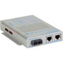 Omnitron Systems Technology2776960 - OmniConverter GHPoE/S 2x10/100/1000 60W to 1000 Fiber SM/SC 1310nm/12km AC Power