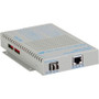 Omnitron Systems Technology2778411 - OmniConverter GHPoE/S 10/100/1000 60W to 1000 Fiber SM/LC 1310nm/12km AC Power