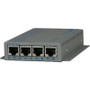 Omnitron Systems Technology8482-4-F - iConverter 4GT 4x 10/100/1000 RJ-45 Ethernet Switch VLAN Standalone DC Terminal