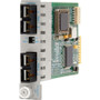 Omnitron Systems Technology8661-1 - iConverter OC3FF Fiber MM/SC 1310nm/5km to Fiber SM/SC 1310nm/30km Plug-in