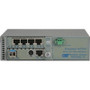 Omnitron Systems Technology8831N-1-B - iConverter 4xT1 MUX/M + Ethernet RJ-45 to Fiber SM/SC/SF Tx1550/Rx1310/20km AC Management