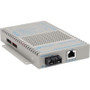 Omnitron Systems Technology9302-0-11 - OmniConverter FPoE/S 10/100 PoE to 100 Fiber MM/SC 1310nm/5km AC Power Supply