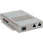 Omnitron Systems Technology9319-0-21 - OmniConverter FPoE/S 2x10/100 PoE to 100 Fiber SFP AC Power Supply