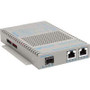 Omnitron Systems Technology9339-0-21W - OmniConverter FPoE+/S 2x10/100 PoE+ to 100 Fiber SFP AC Power Supply Wide