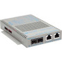 Omnitron Systems Technology9359-1-21W - OmniConverter FPoE/SL 2x10/100 PoE to 2x100 Fiber SFP AC Power Supply Wide Temperature