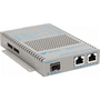 Omnitron Systems Technology9419-0-21W - OmniConverter GPoE/S 2X10/100/1000 PoE to 100/1000 Fiber SFP AC Power Wide Temperature