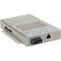 Omnitron Systems Technology9422-0-12 - OmniConverter GPoE+/S 10/100/1000 PoE+ to 1000 Fiber MM/SC 850nm/220m Universal PS