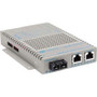 Omnitron Systems Technology9423-1-21W - OmniConverter GPoE+/S 2x10/100/1000 PoE+ to 1000 Fiber SM/SC 1310nm/12km AC Wide