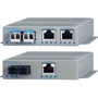 Omnitron Systems Technology9439-1-29W - OmniConverter GPoE+/S 2x10/100/1000 PoE+ to 2x100/1000 Fiber SFP DC Term Wide Te