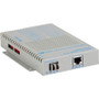 Omnitron Systems Technology9506-0-11 - OmniConverter GHPoE/S 10/100/1000 60W to 1000 Fiber MM/LC 850nm/220m AC Power