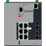 Perle Systems7016490 - IDS-509F2PP6C2SD40XT PoE Switch 6POE 1GE 2XFE SC SM40K XTMP