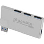 Plugable TechnologiesUSB3-HUB4R - Plugable Compact Travel 4-Port USB 3.0 Hub