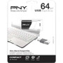 PNY TechnologiesP-FD64GATT03-GE - 64GB Attache Flash Drive USB 2.0
