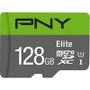 PNY TechnologiesP-SDU128U185EL-GE - 128GB Micrsd Elit CL10 Uhs-I U1 85MBS Read SDXC